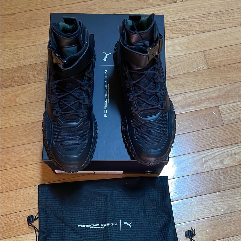 Porsche Design Black Sneaker/Boots Sleek Modern Craftsmanship